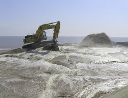 beach nourishment coastal defence Wallpaper