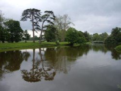 Lake at Croome Park Wallpaper