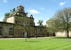 A Courtyard in Longleat House Wallpaper