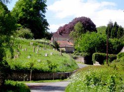 Church Yard near Longleat House Wallpaper