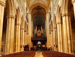 Inside Beverley minster Wallpaper