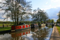 Canal Boats near Fradley Junction