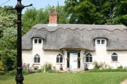 Thatched village cottage