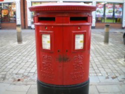 Post box in Lichfield Wallpaper