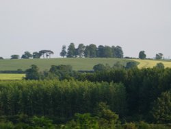 View from Steeple Claydon churchyard Wallpaper