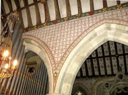 Decoration, Parish Church of St. Nicholas, Silton, Dorset Wallpaper