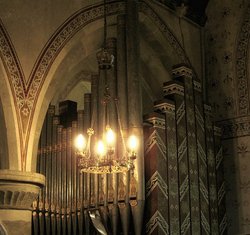 Organ, Parish Church of St. Nicholas, Silton, Dorset Wallpaper