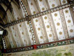 Porch Roof, Parish Church of St. Nicholas, Silton, Dorset Wallpaper