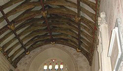 Side Chapel Roof, Parish Church of St. Nicholas, Silton, Dorset Wallpaper