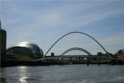 Gateshead Millennium Bridge and The Sage Wallpaper