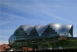 The Sage as seen from the River Tyne Wallpaper