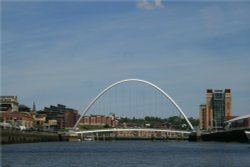 Tyne Bridges from the river Wallpaper