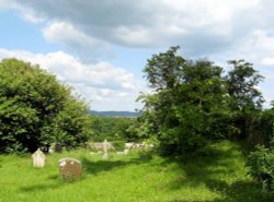 Churchyard, St. Nicholas Church, Silton Wallpaper