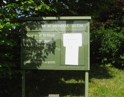 Notice Board, St. Nicholas Church, Silton Wallpaper