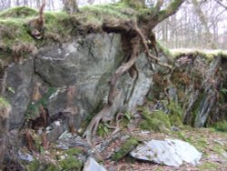 Old slate quarry Luss Wallpaper