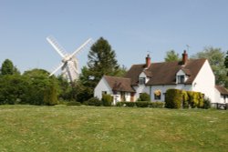 The Post Mill, Finchingfield Wallpaper