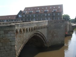 The old bridge, Huntingdon Wallpaper