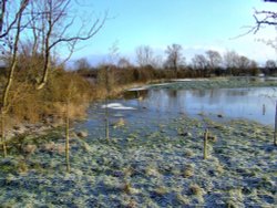 Winters day at Sutton upon Derwent Wallpaper