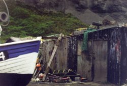 Port Mulgrave North Yorkshire sheds and things Wallpaper