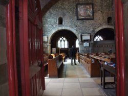 Inside St Nicholas church Leicesters oldest church Wallpaper