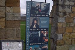 Whitby Abbey sign Wallpaper