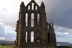 Front of Whitby Abbey Wallpaper