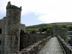 Atop Harlech Castle Wallpaper