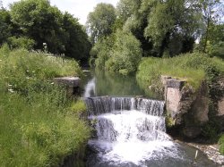 Keddington lock on the Louth canal