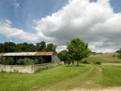 Farmland near Northleach, Gloucs. Wallpaper