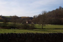 Farmhouse down the road from Rievaulx Abbey Wallpaper