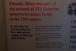 Rievaulx Abbey interpretive sign Wallpaper