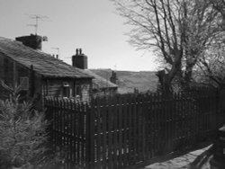 Rooftop in Haworth Wallpaper