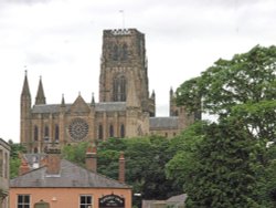 Durham Cathedral from H..M. Prison Wallpaper