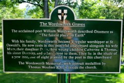 The Wordsworth Memorial Plaque, Grasmere Church. Wallpaper