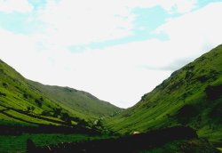 The Fells to the North of Kirkstone Pass. Lake District. Wallpaper