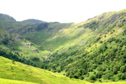 The Fells to the North of Kirkstone Pass. Lake District.