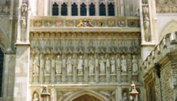 Westminster Abbey (detail) Wallpaper