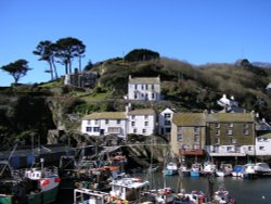 Polperro Harbour Wallpaper