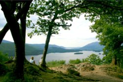 Surprise View, Overlooking Derwentwater with Bassenthwaite Lake in the Distance. Wallpaper