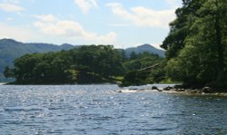 Views round Derwentwater taken from a pleasure boat. Wallpaper