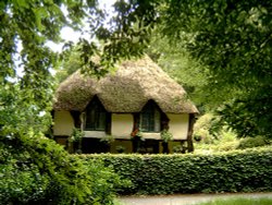 the lodge at Cockington Wallpaper