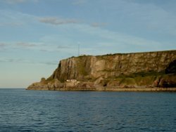 Berry Head seen from the sea. Wallpaper