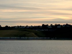 Sunset over Goodrington. Wallpaper