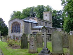 The church at Great Longstone Wallpaper