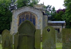 Interesting gravestones at Great Longstone Wallpaper