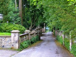 Entrance to the Thornbridge estate, Great Longstone Wallpaper