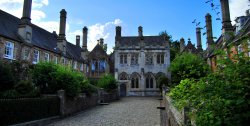 Vicars Close Wells Wallpaper