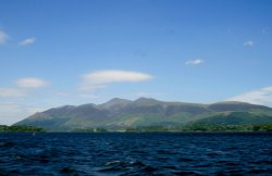 Derwentwater, a view looking north from a pleasure craft. Wallpaper