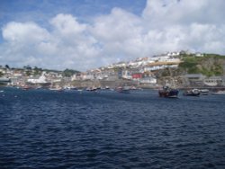 A view from the harbour wall Wallpaper