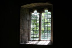 A view from the arched window Wallpaper